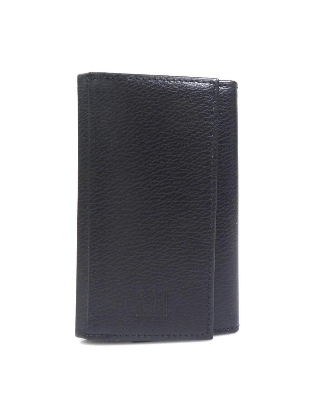 Auth Dunhill Key Case Black Leather #302769D62B